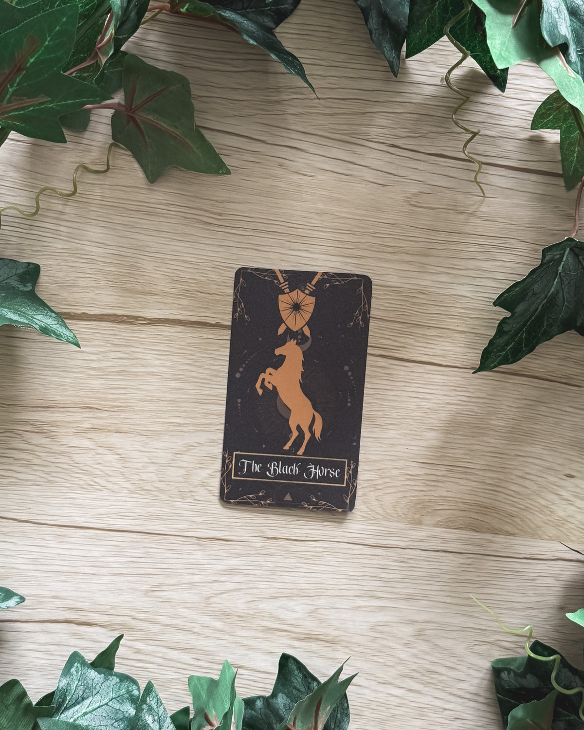 The Black Horse Providence Card