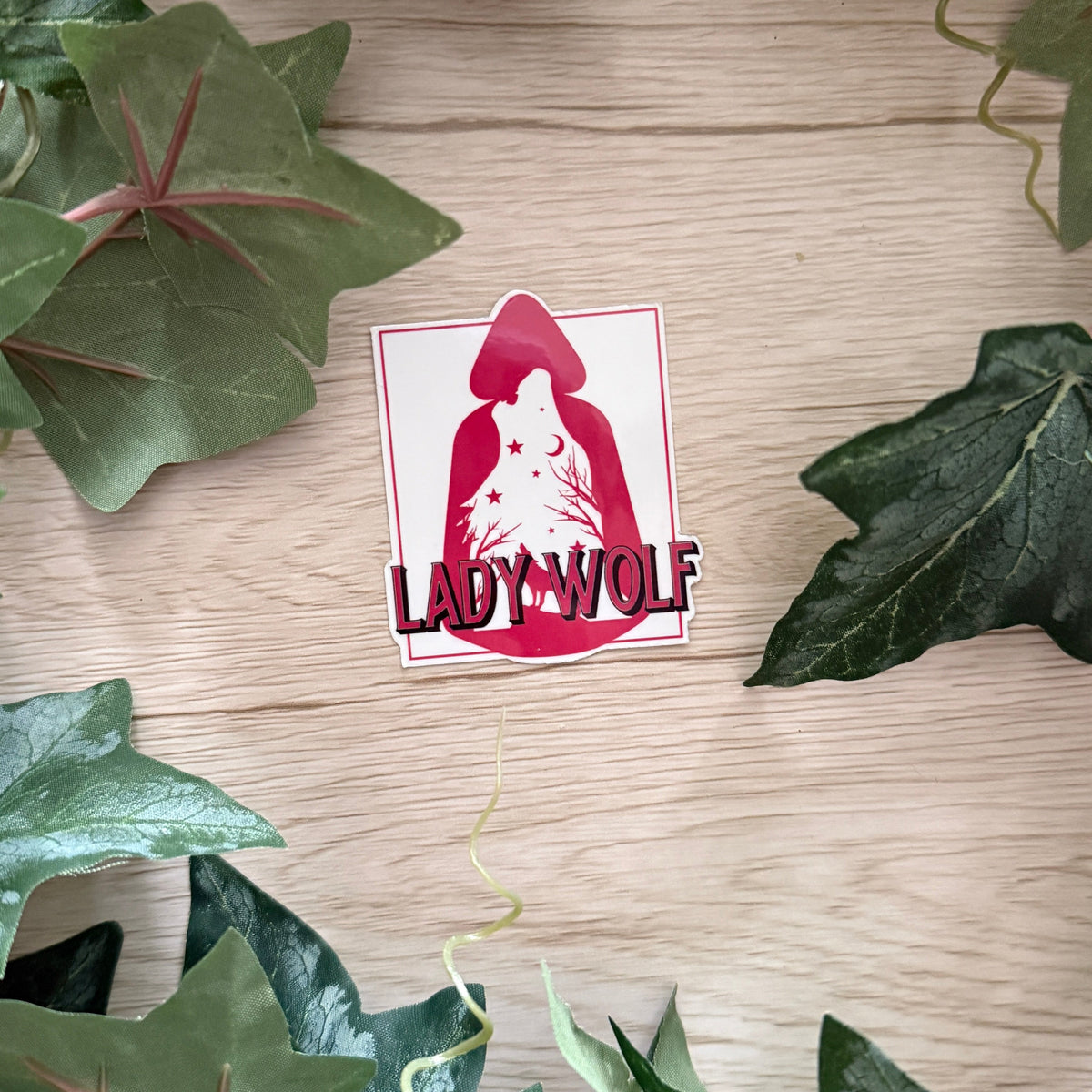 Lady Wolf Sticker