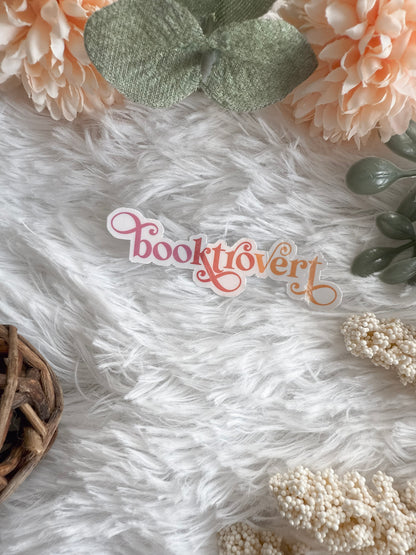 Booktrovert Sticker