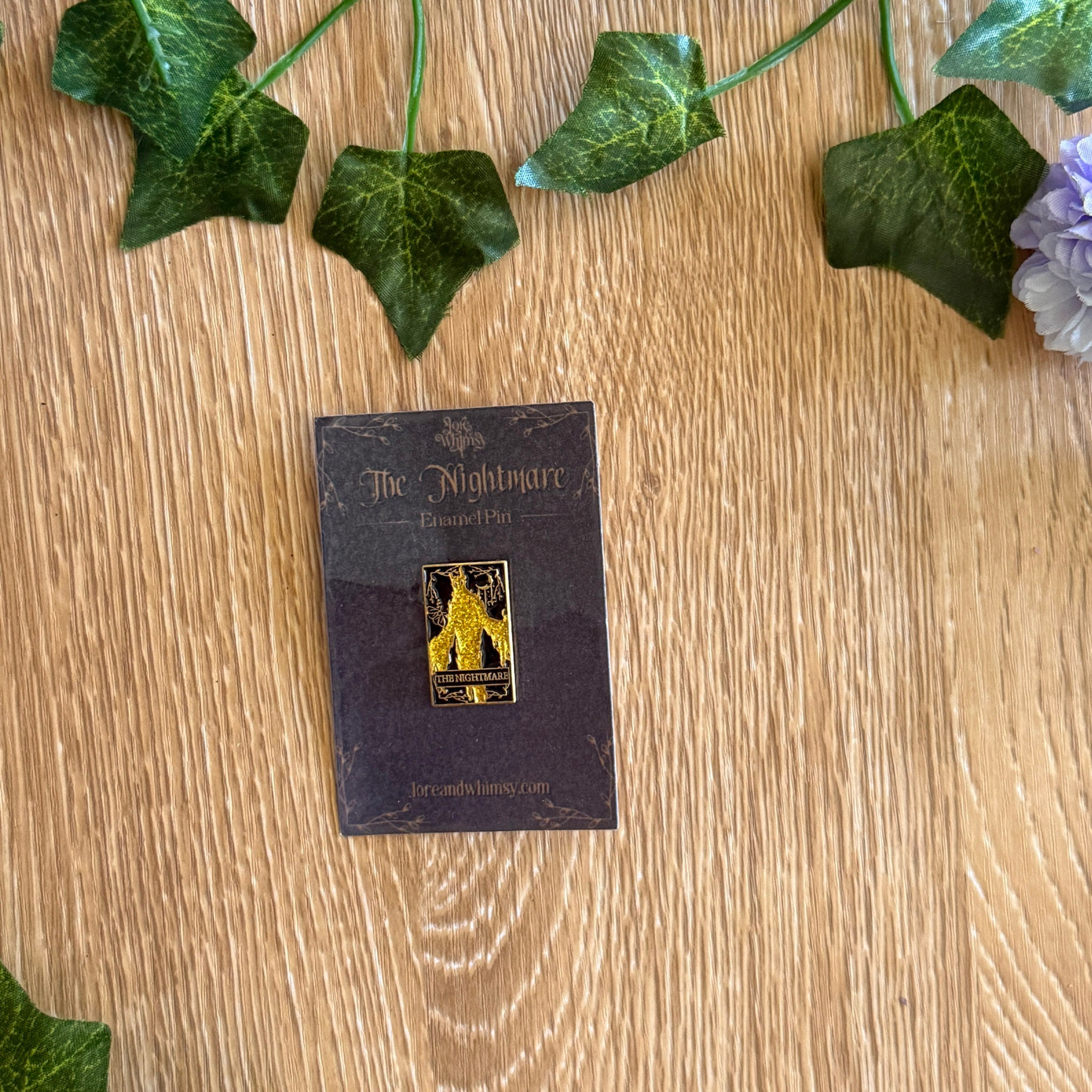 The Nightmare Providence Card Enamel Pin