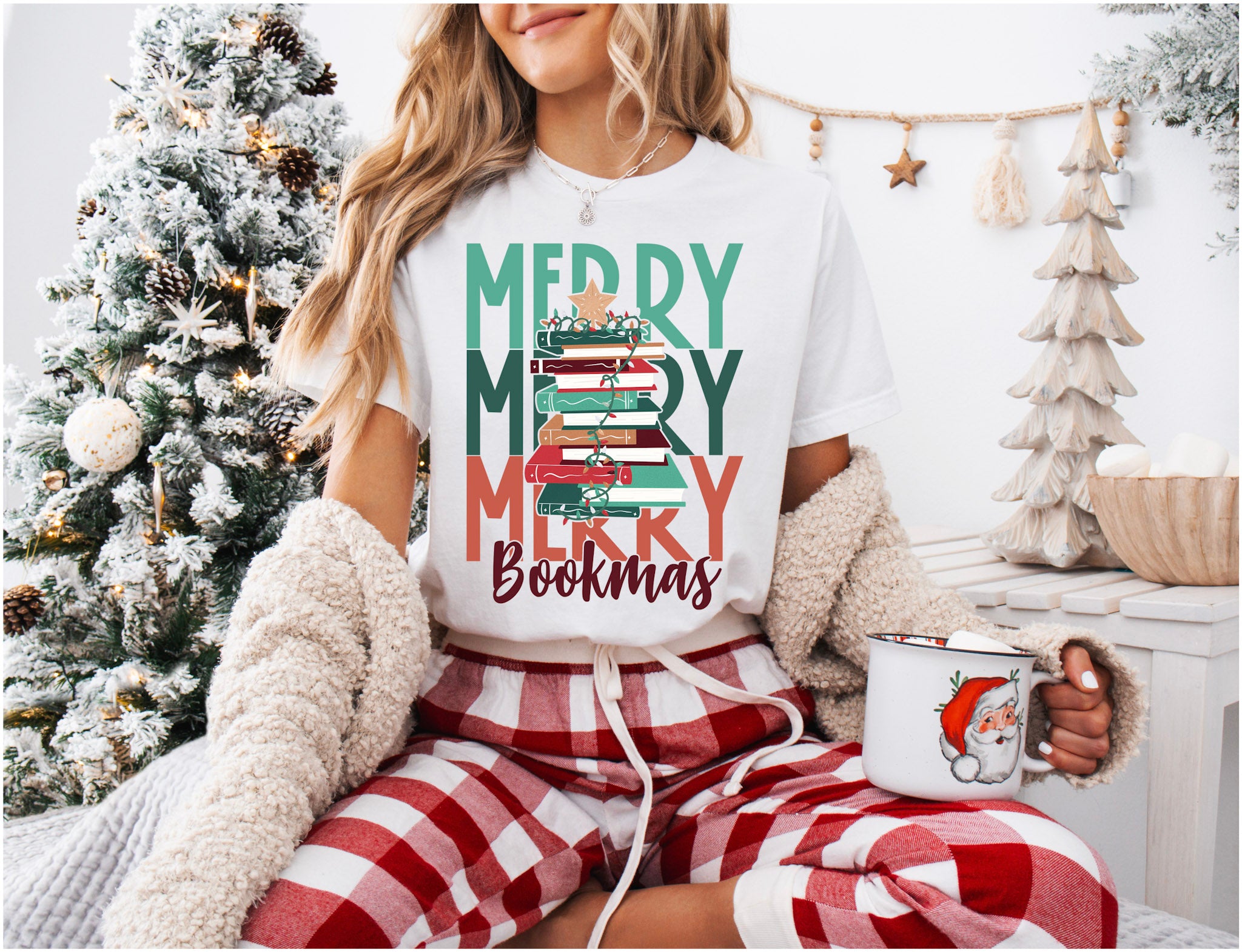 Merry Bookmas Tee