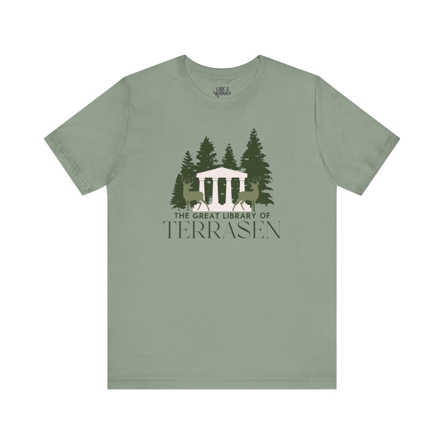 The Great Library of Terrasen Tee | Throne of Glass