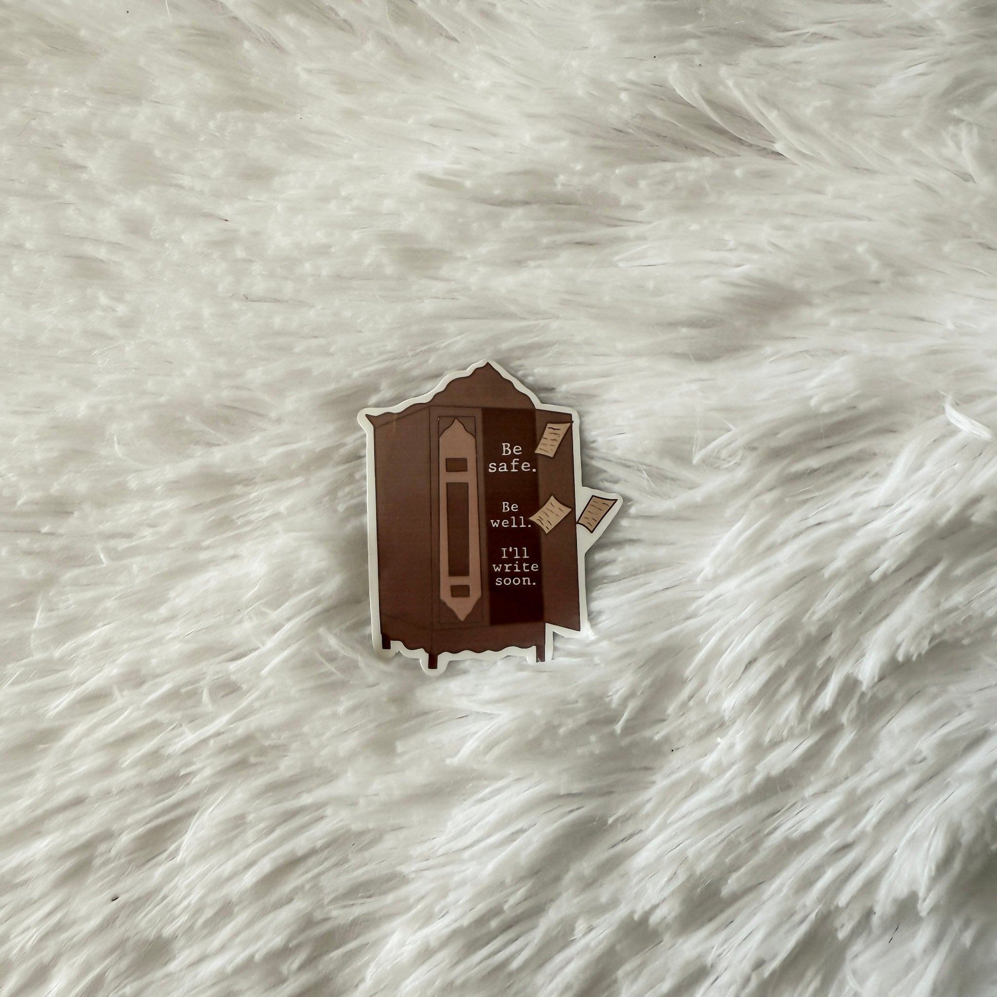 Be Safe Be Well Sticker