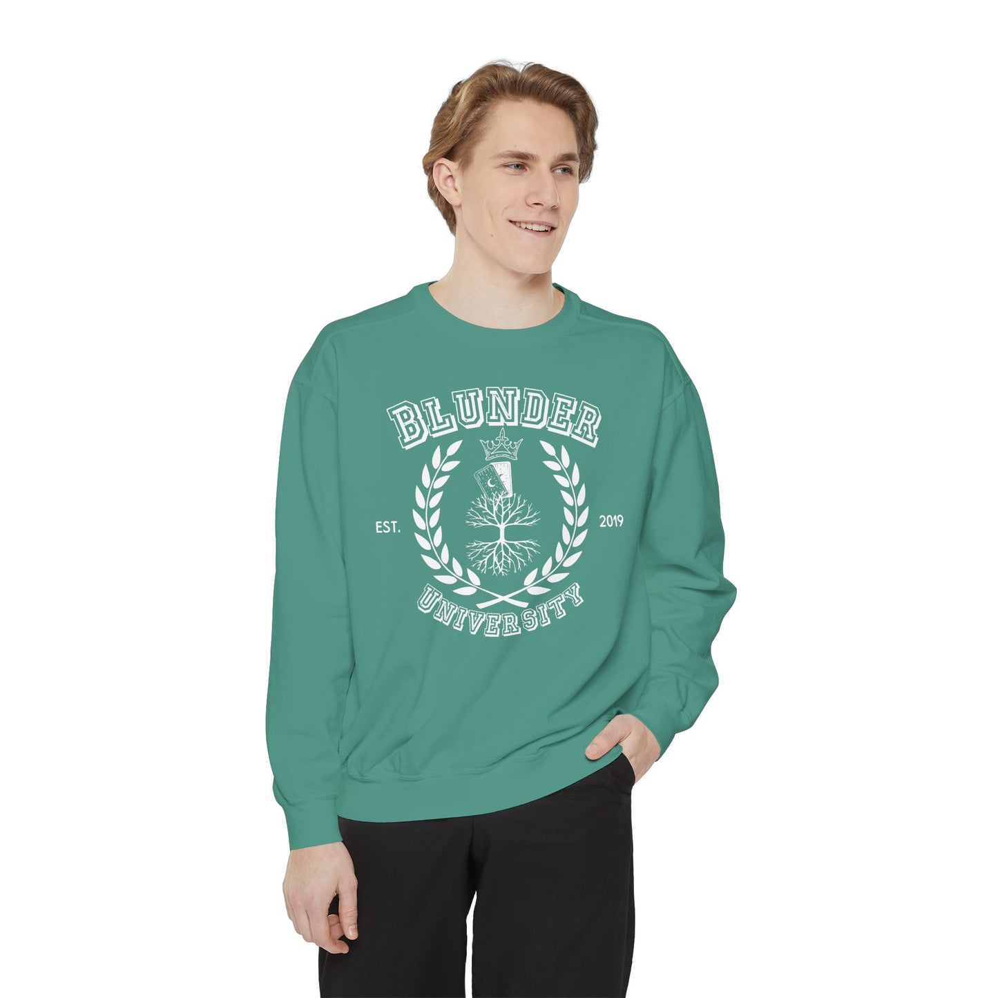 Blunder University Comfort Colors Sweatshirt | The Shepherd King