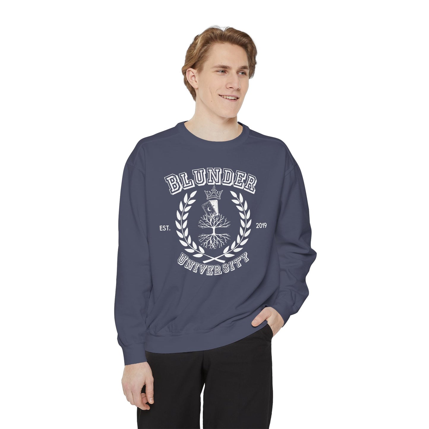 Blunder University Comfort Colors Sweatshirt | The Shepherd King