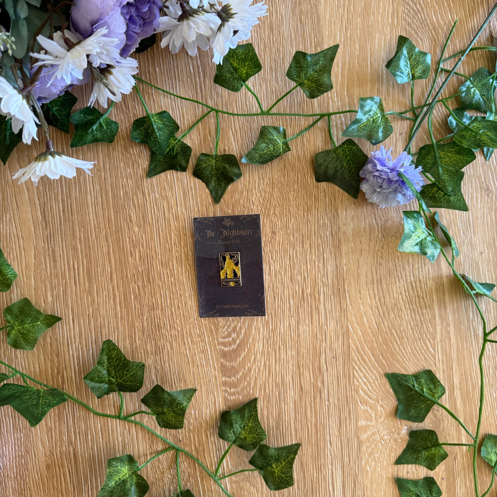 The Nightmare Providence Card Enamel Pin
