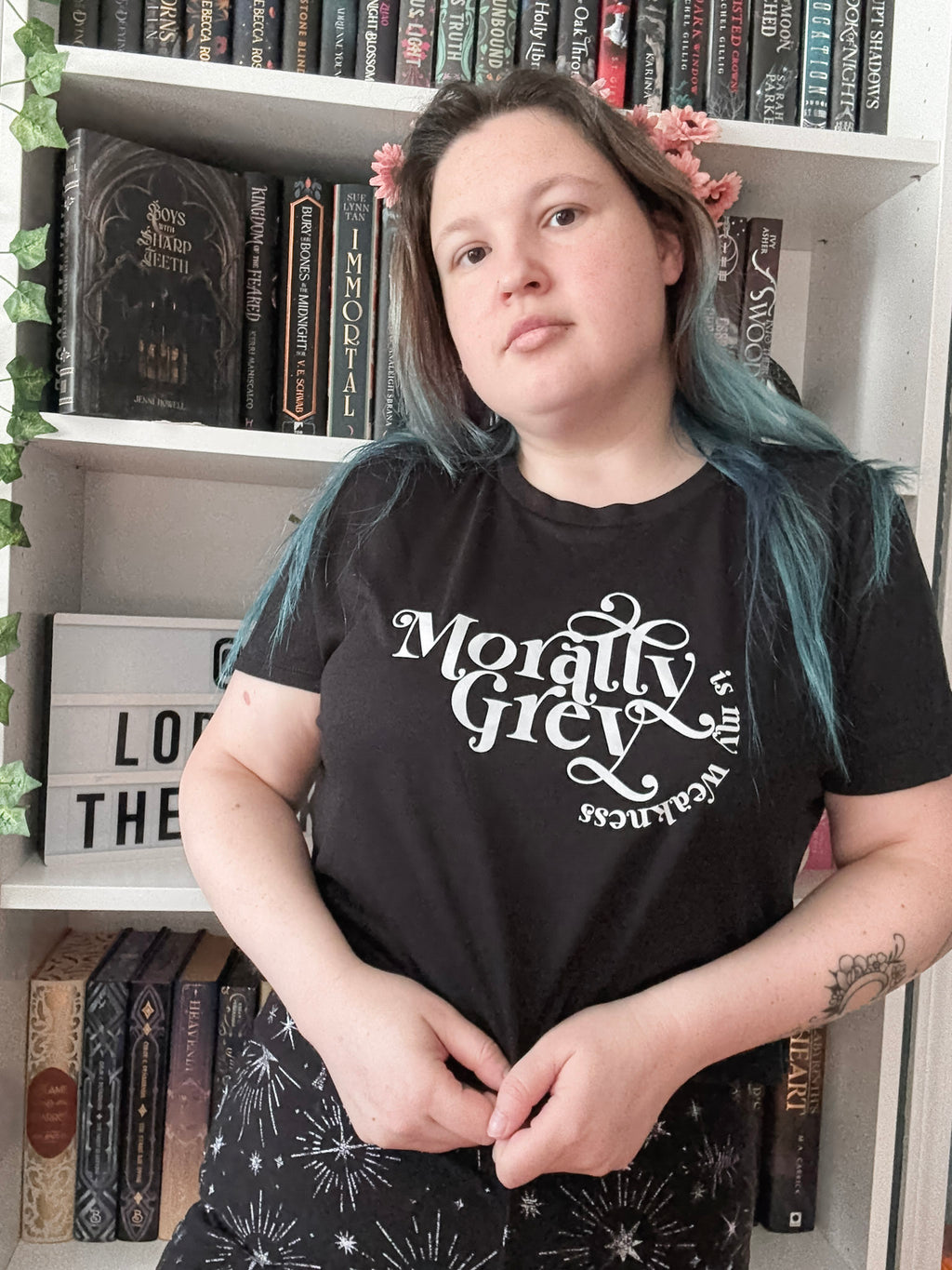 Morally Grey Is My Weakness Crop Top