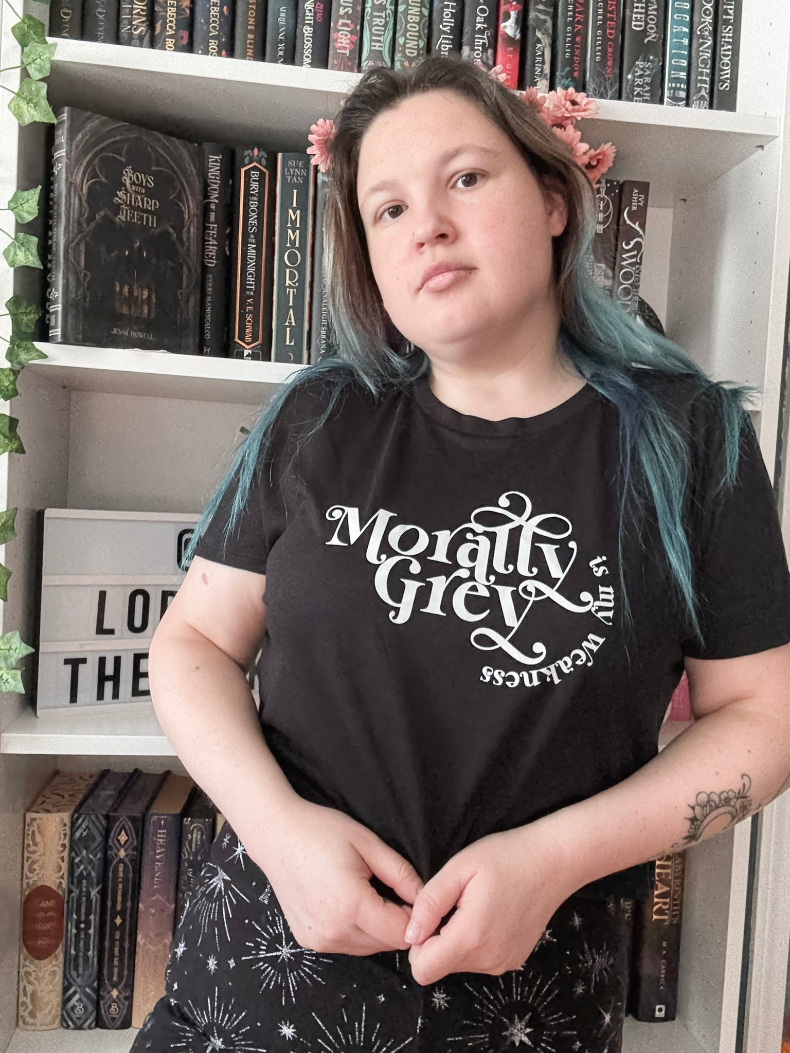 Morally Grey Is My Weakness Crop Top