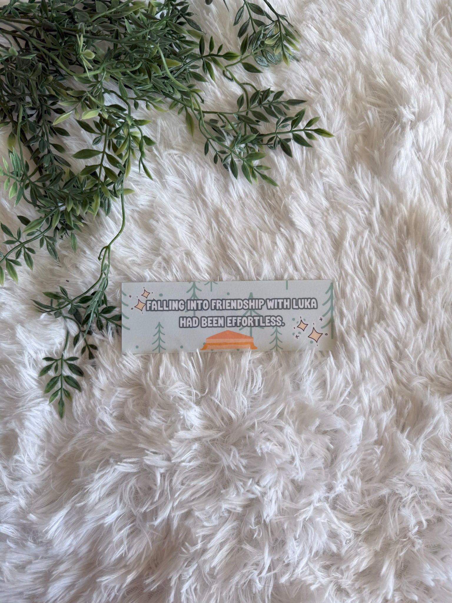 Falling Into Friendship Bookmark