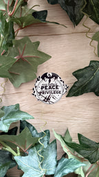 Peace & Privilege Sticker