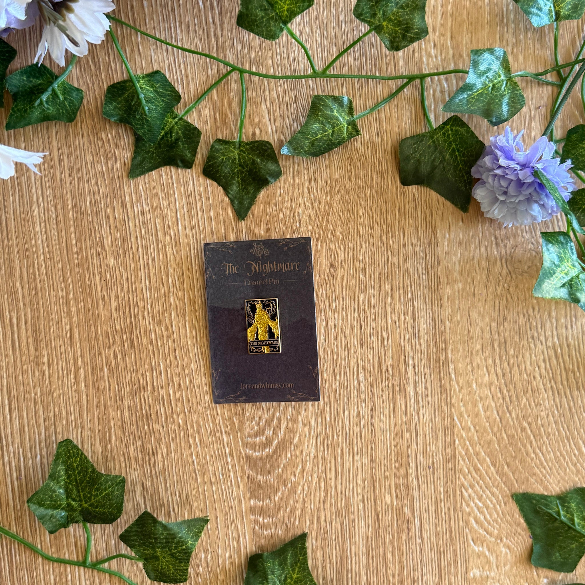 The Nightmare Providence Card Enamel Pin