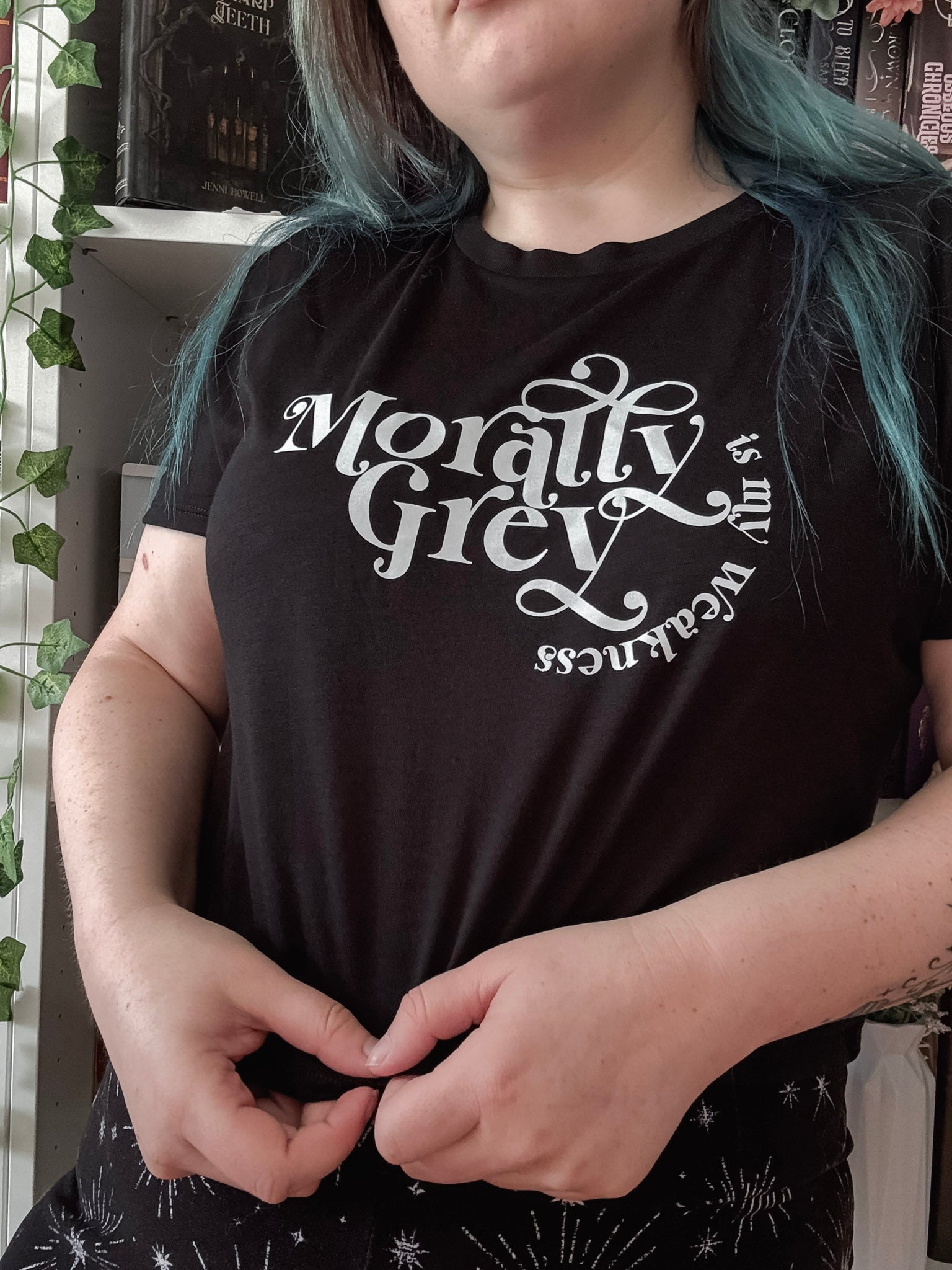 Morally Grey Is My Weakness Crop Top