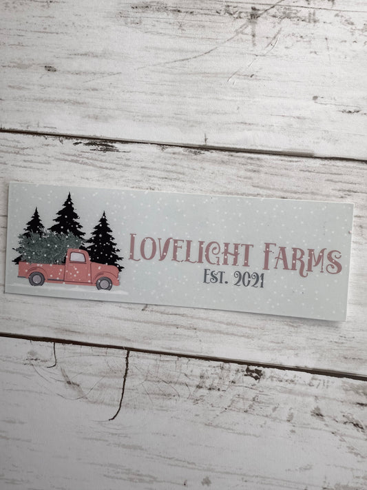 Lovelight Farms Bookmark | Lovelight Farms