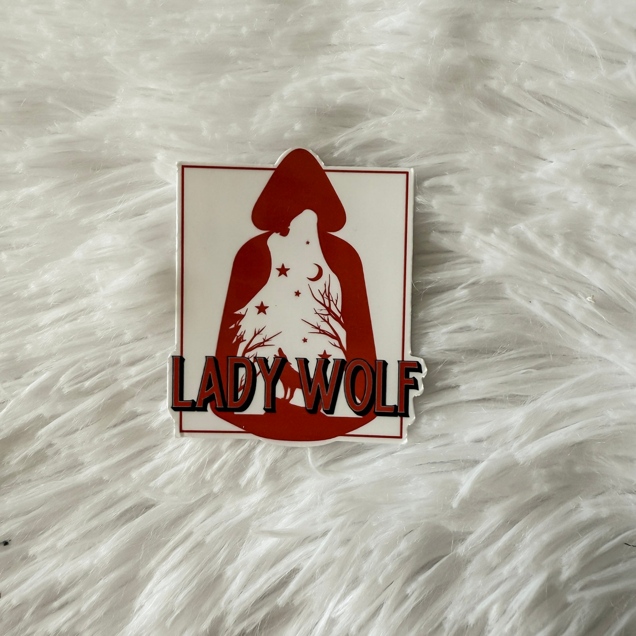 Lady Wolf Sticker