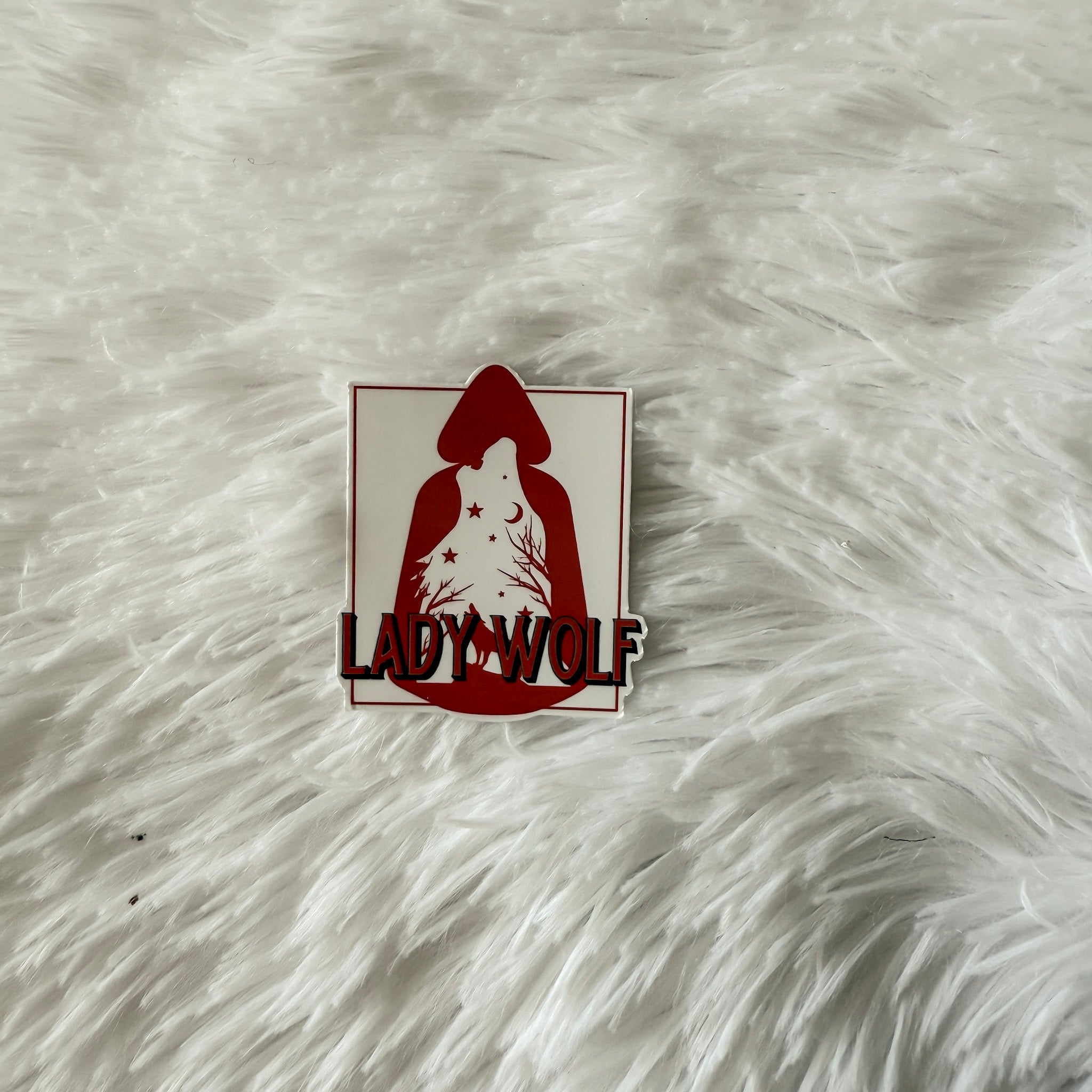 Lady Wolf Sticker