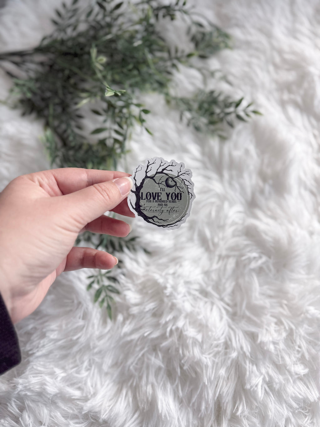 I'll Love You For A Hundred Years Sticker | One Dark Window