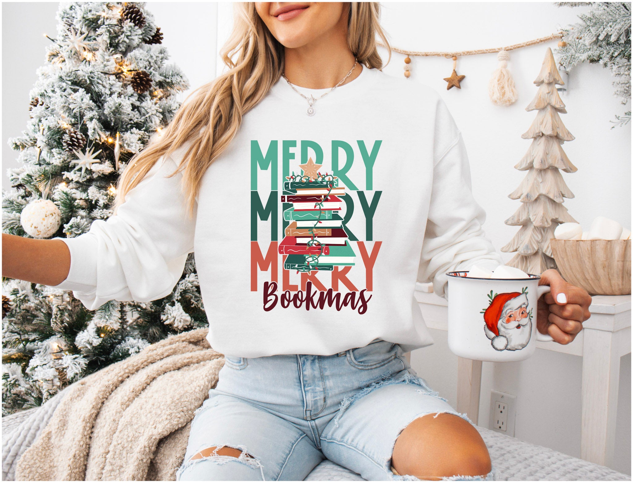 Merry Bookmas Sweatshirt