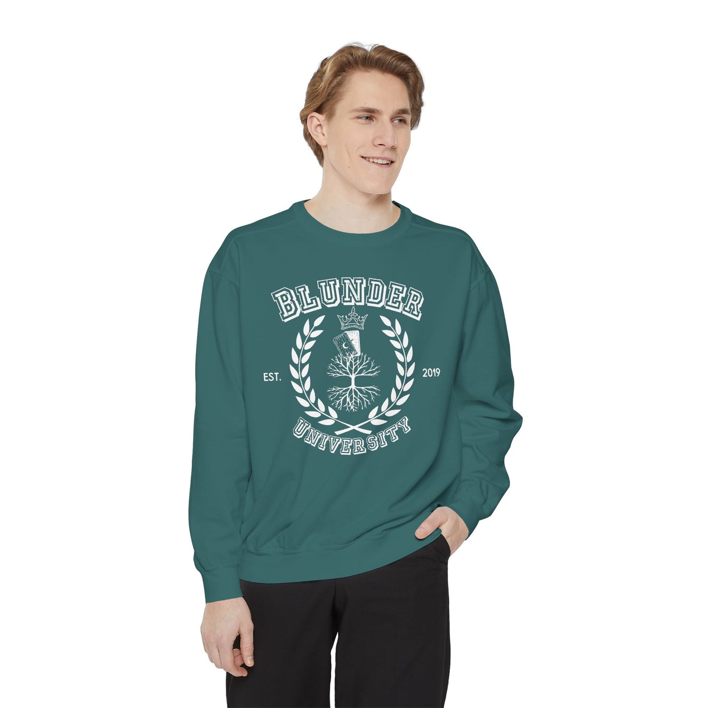 Blunder University Comfort Colors Sweatshirt | The Shepherd King