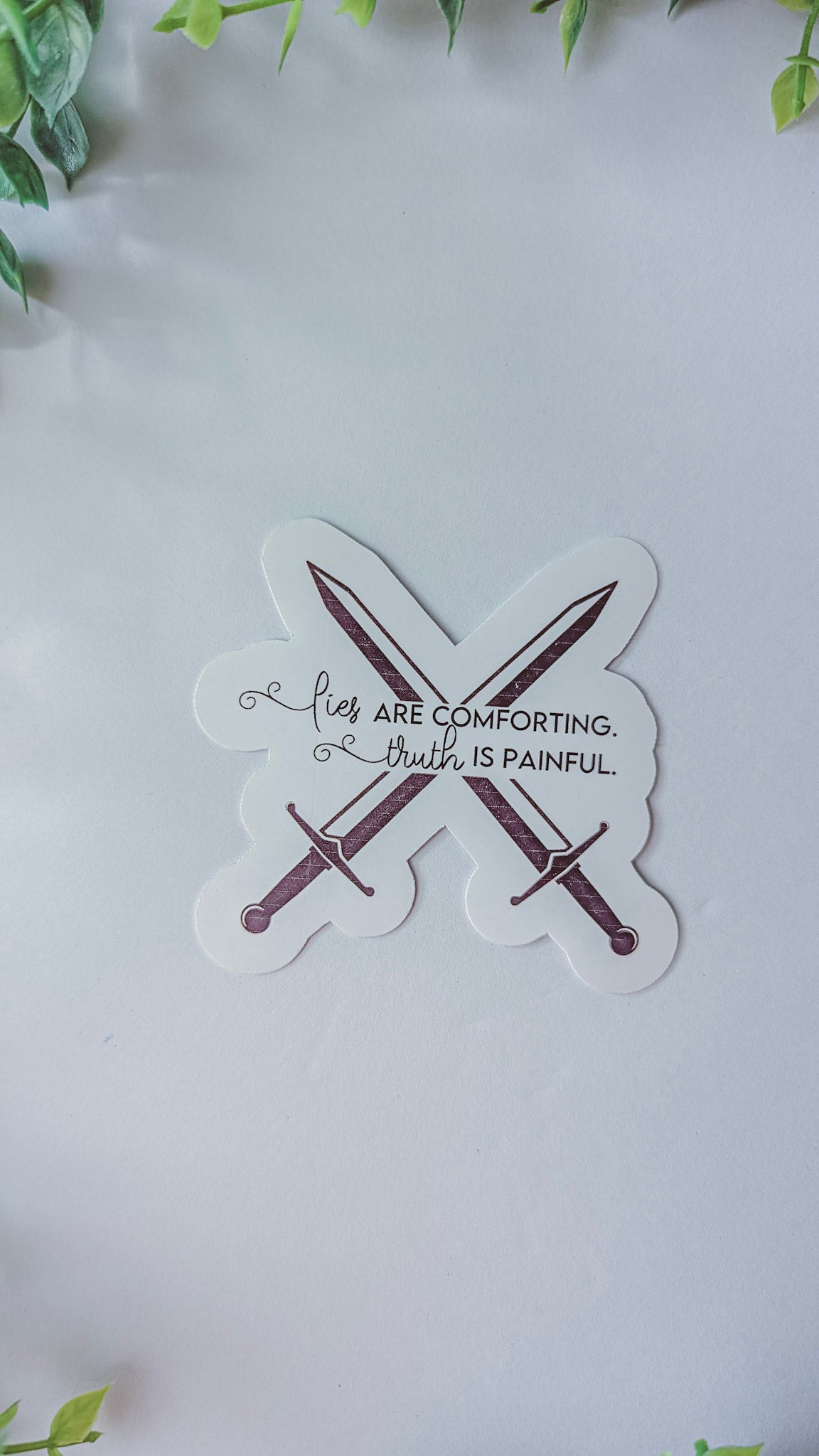 Lies are Comforting Sticker | Fourth Wing