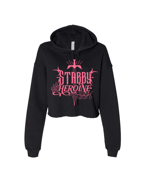 Stabby Heroine Crop Hoodie