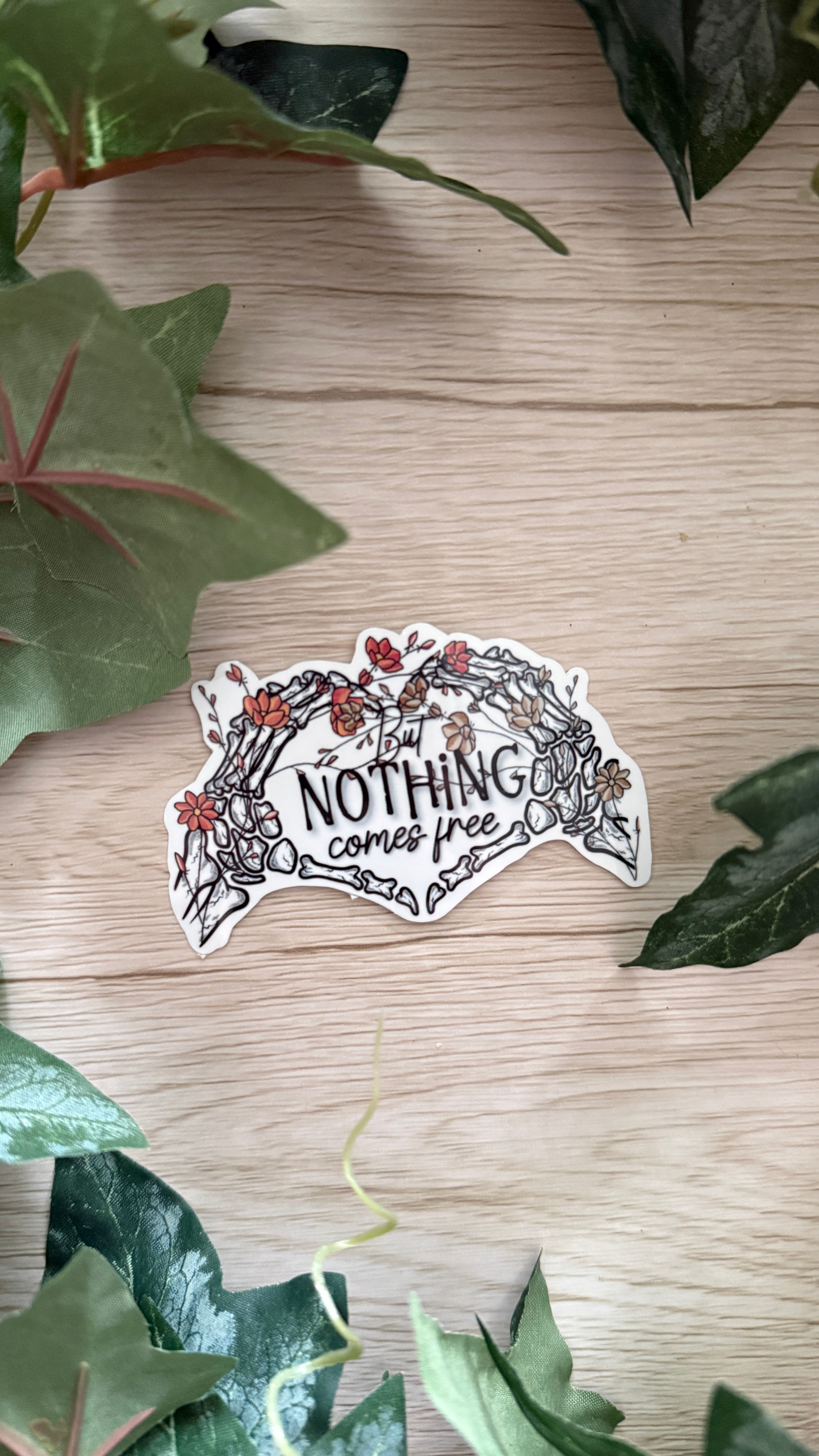 But Nothing Come Free Sticker