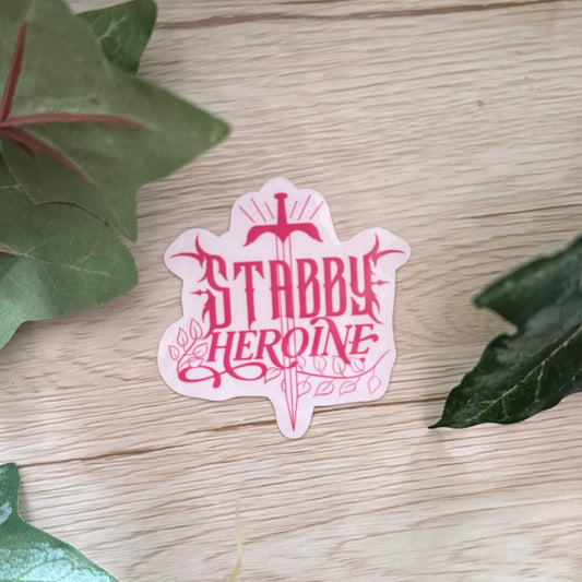 Stabby Heroines Sticker