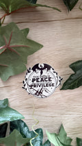Peace & Privilege Sticker