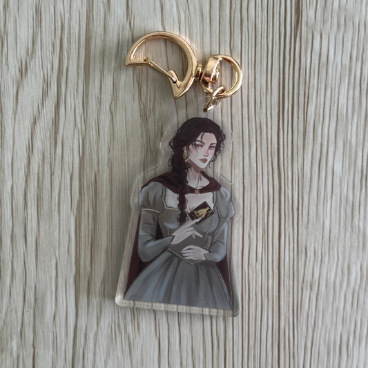 Elspeth Spindle Acrylic Keychain