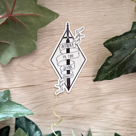 Strike in the Dark Sticker