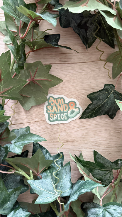 Sun, Sand & Spice Sticker