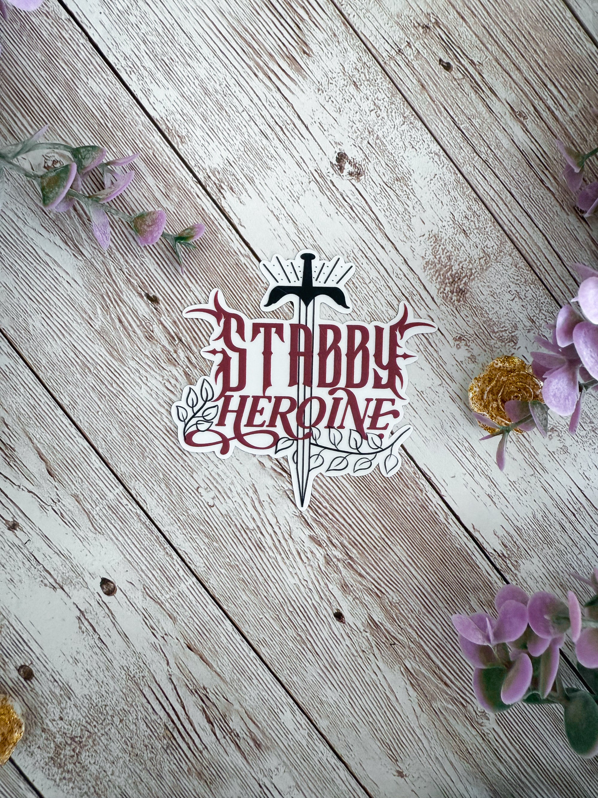 Stabby Heroines Sticker