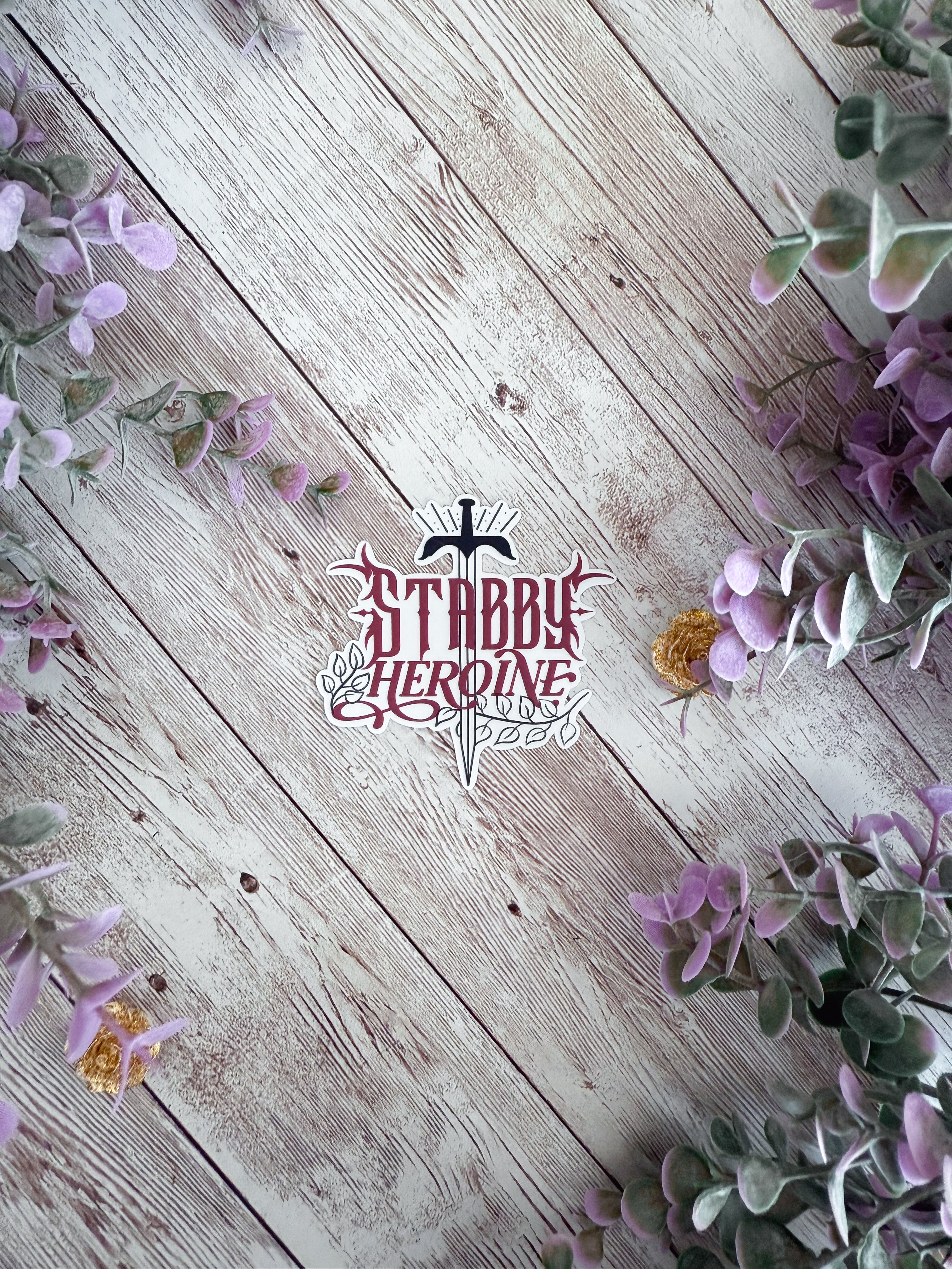Stabby Heroines Sticker