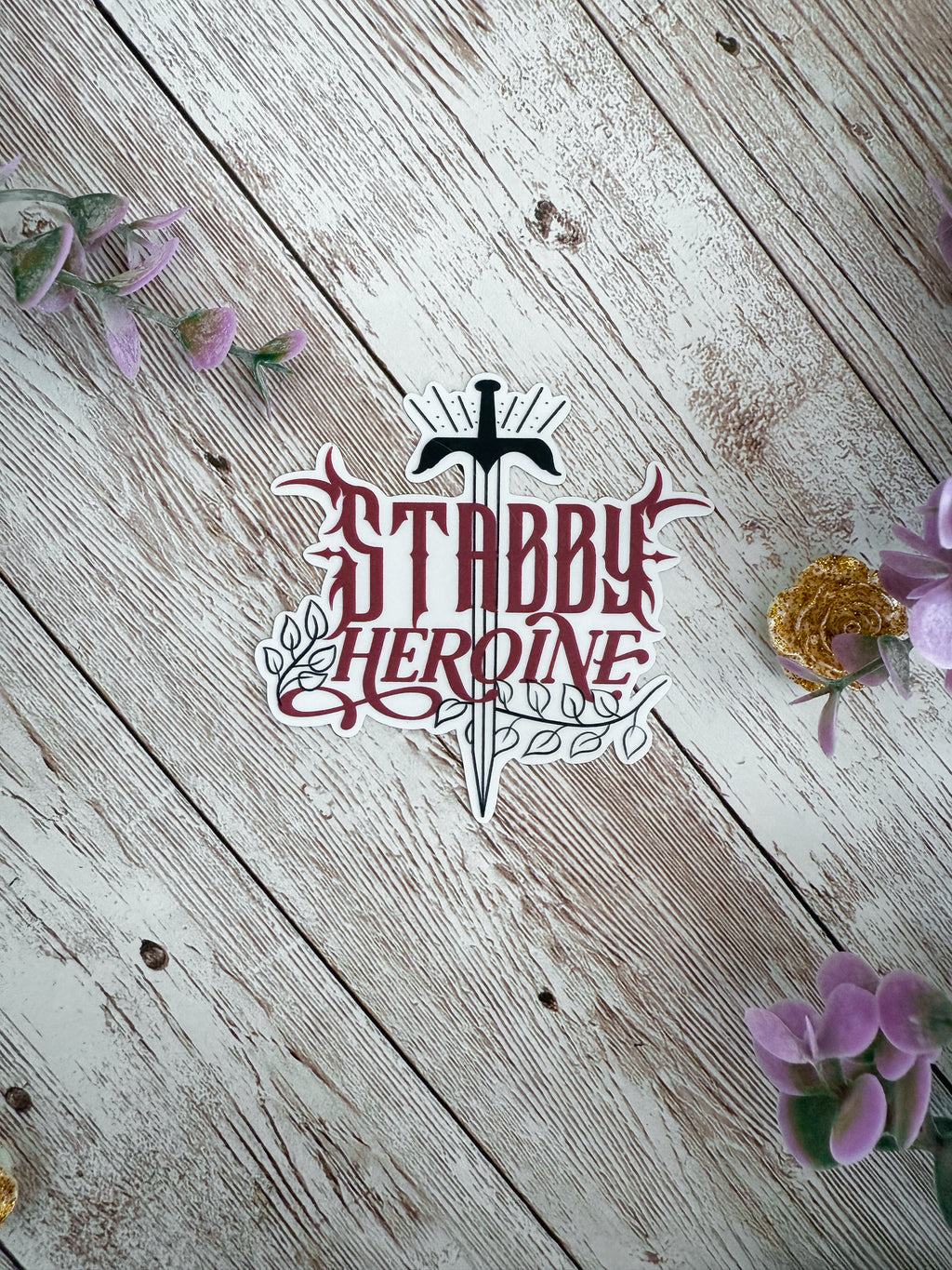 Stabby Heroines Sticker