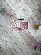 Stabby Heroines Sticker