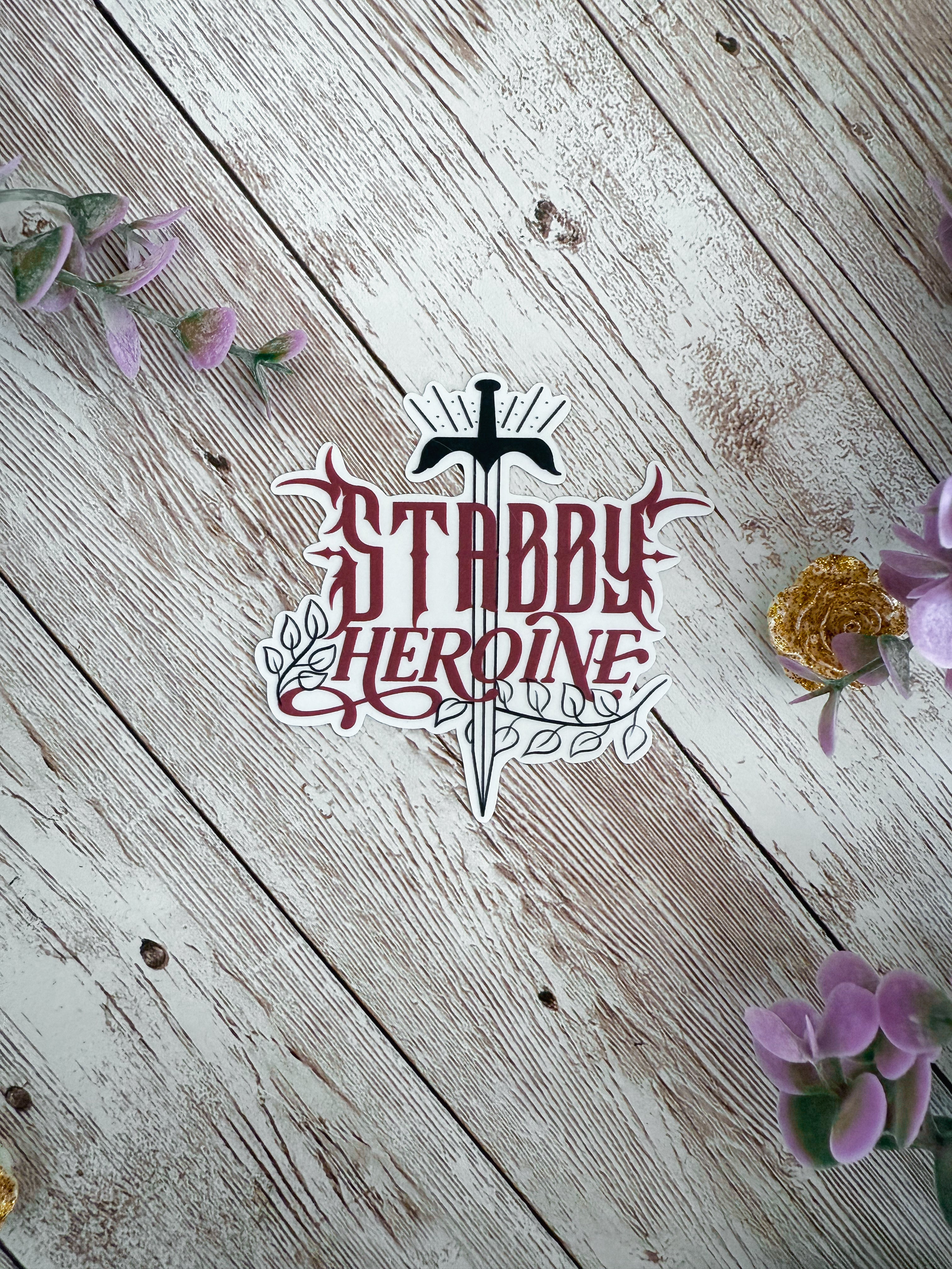 Stabby Heroines Sticker