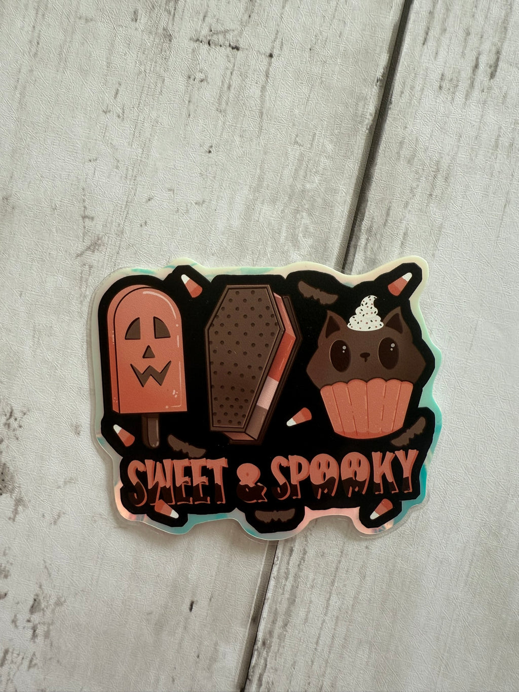Glow-In-The-Dark Sweet & Spooky Sticker (Misprint)