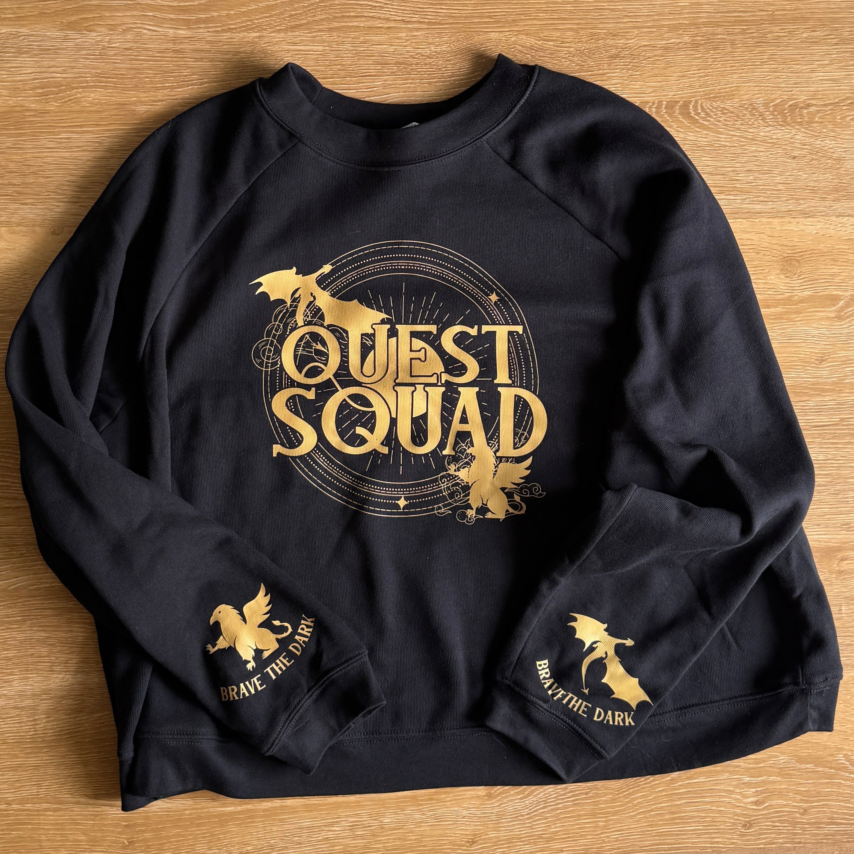 Quest Squad World Tour Crewneck Raglan Sweatshirt
