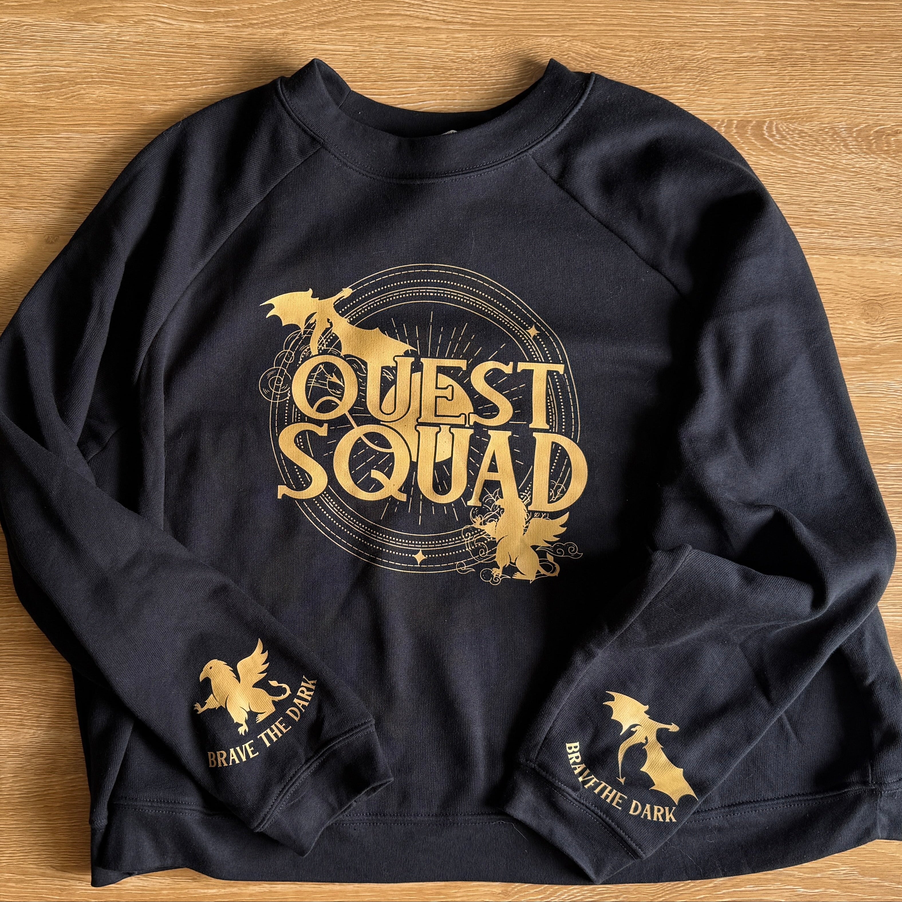 Quest Squad World Tour Crewneck Raglan Sweatshirt
