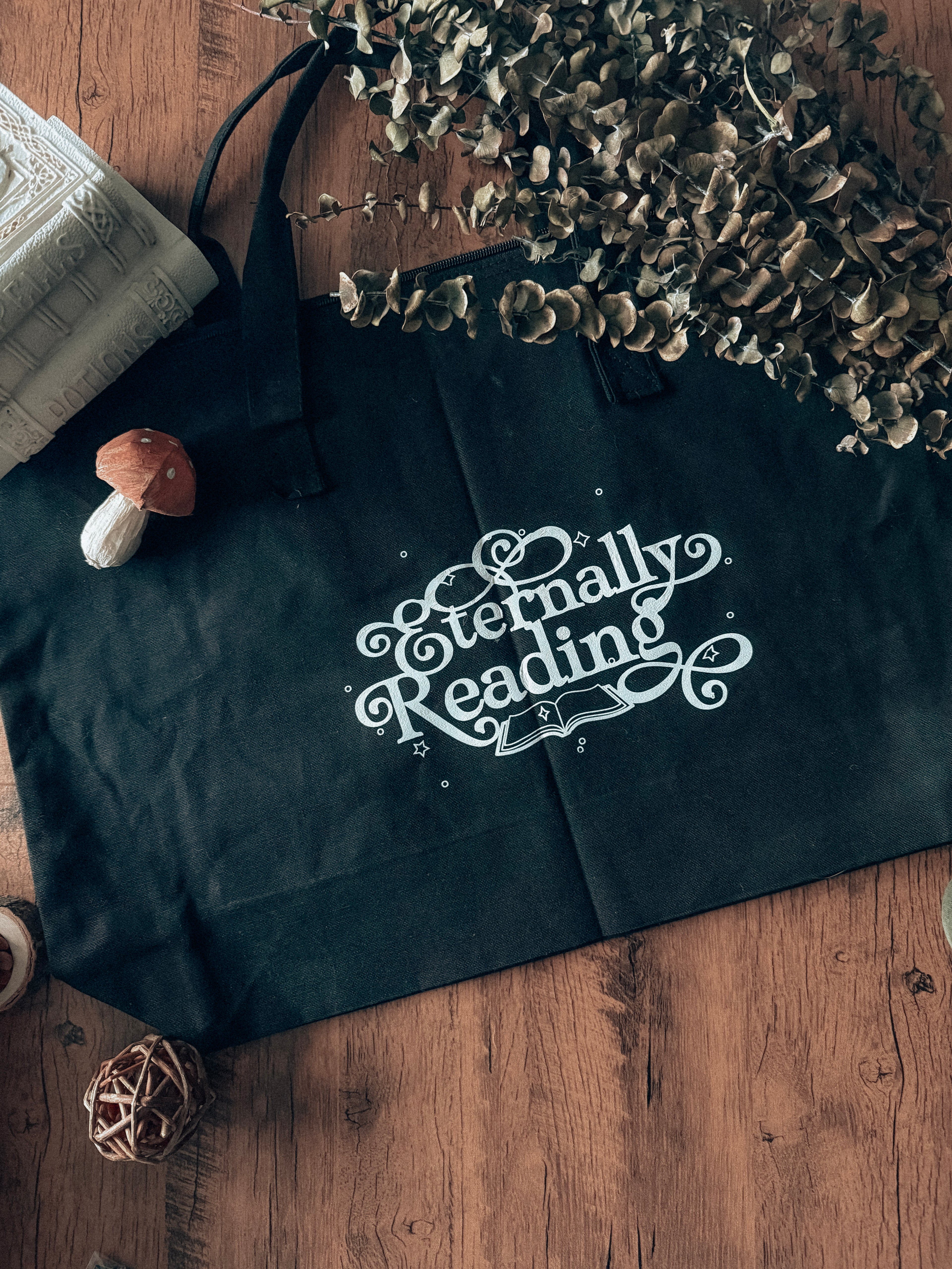 Eternally Reading Tote Bag