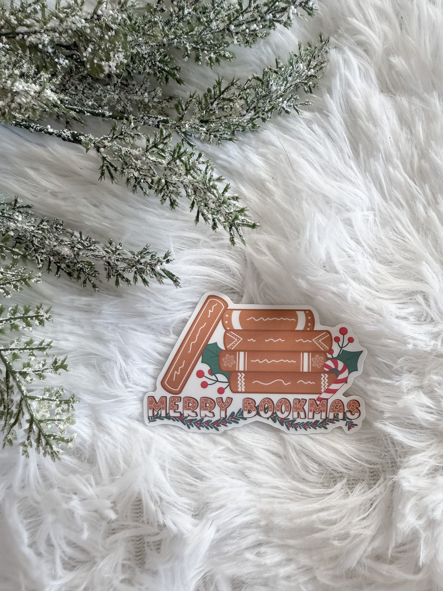 Merry Bookmas Sticker