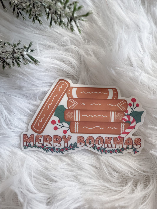 Merry Bookmas Sticker