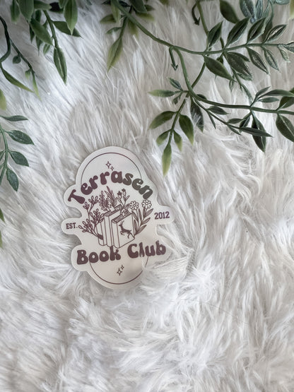 Terrasen Book Club Sticker | Throne of Glass