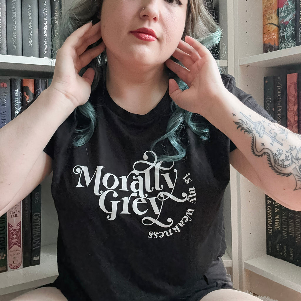 Morally Grey Is My Weakness Crop Top