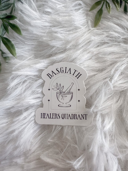 Basgiath Healer's Quadrant Sticker | Fourth Wing