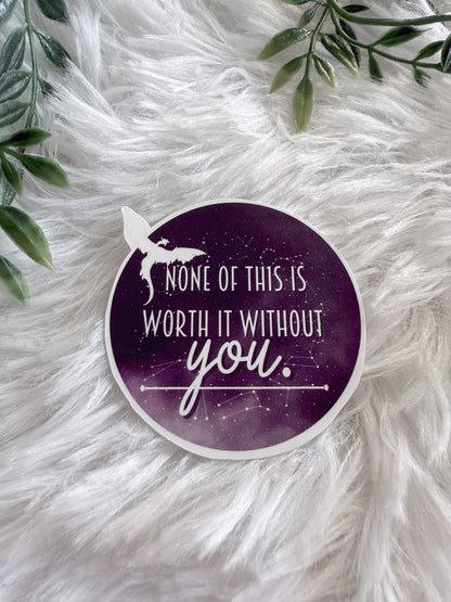 Without You Sticker | Fourth Wing