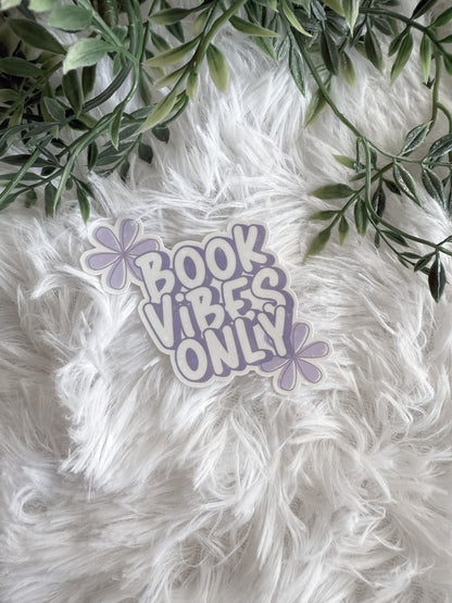 Book Vibes Only Sticker