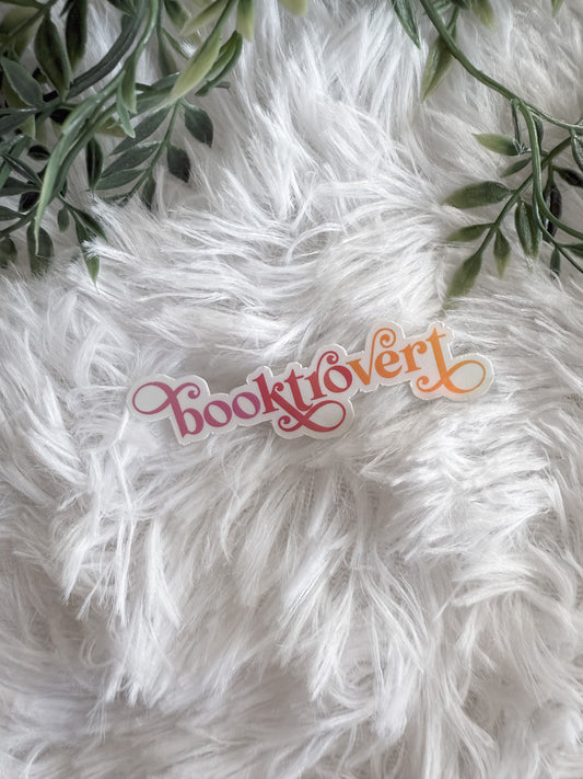 Booktrovert Sticker