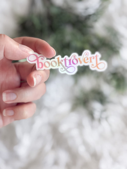 Booktrovert Sticker