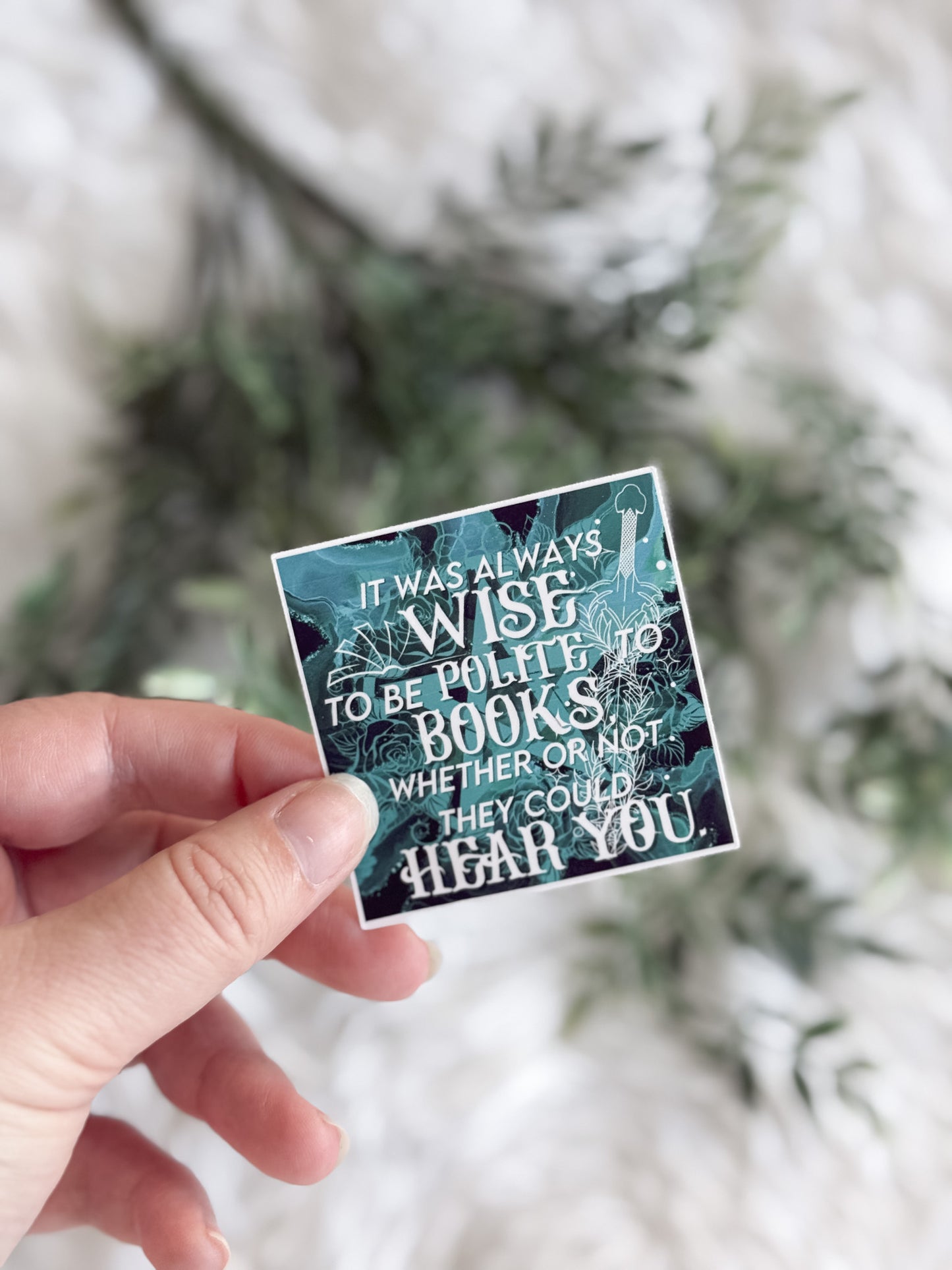 It Was Always Wise Sticker | Sorcery of Thorns