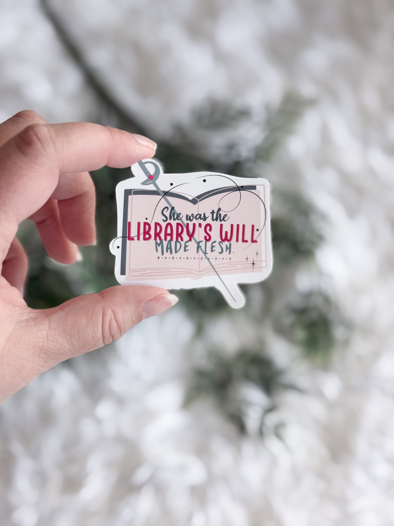 The Library's Will Sticker